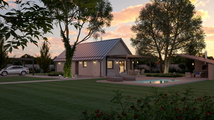 projekt domu BUNGALOW 226